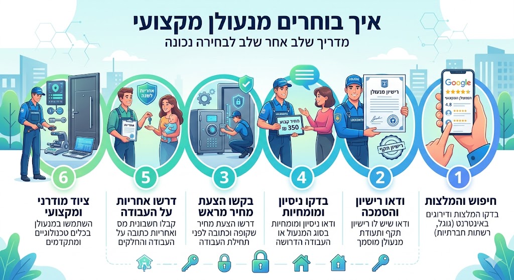 איך בוחרים מנעולן מקצועי